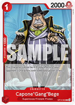 The Azure Sea's Seven OP14-003 Capone"Gang"Bege