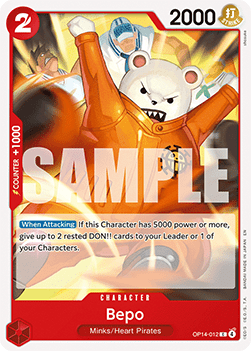 The Azure Sea's Seven OP14-012 Bepo