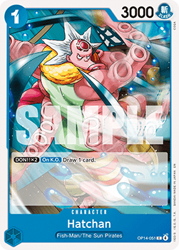 The Azure Sea's Seven OP14-051 Hatchan