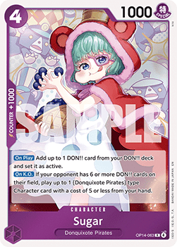 The Azure Sea's Seven OP14-063 Sugar (Foil)