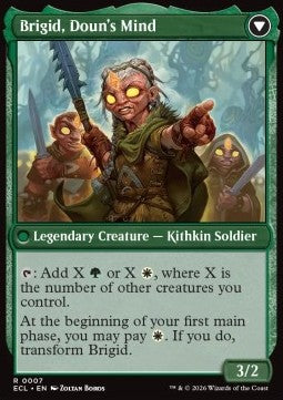Lorwyn Eclipsed 0007 Brigid, Clachan's Heart//Brigid, Doun's Mind