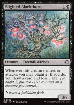 Lorwyn Eclipsed 0090 Blighted Blackthorn