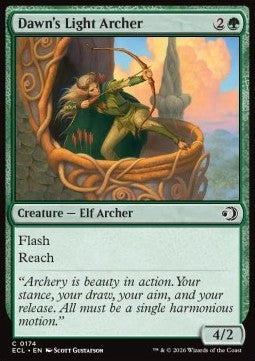 Lorwyn Eclipsed 0174 Dawn's Light Archer