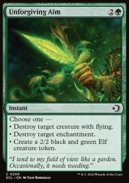 Lorwyn Eclipsed 0200 Unforgiving Aim (Foil)