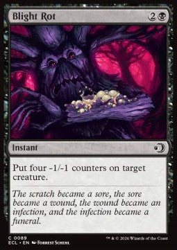 Lorwyn Eclipsed 0089 Blight Rot