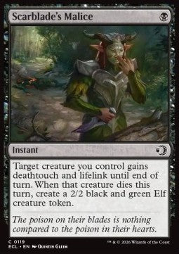 Lorwyn Eclipsed 0119 Scarblade's Malice