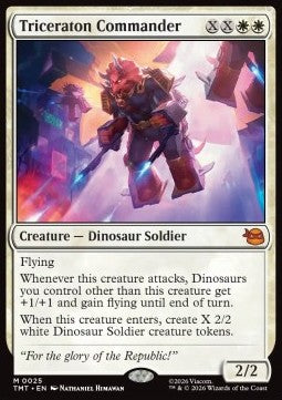Teenage Mutant Ninja Turtles 0025 Triceraton Commander (Foil)