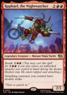 Teenage Mutant Ninja Turtles 0103 Raphael, the Nightwatcher (Foil)