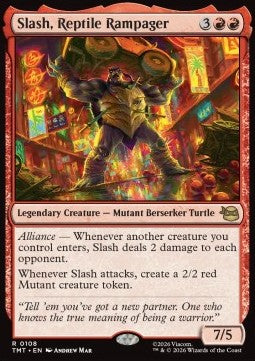 Teenage Mutant Ninja Turtles 0108 Slash, Reptile Rampager
