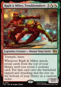 Teenage Mutant Ninja Turtles 0167 Raph & Mikey, Troublemakers