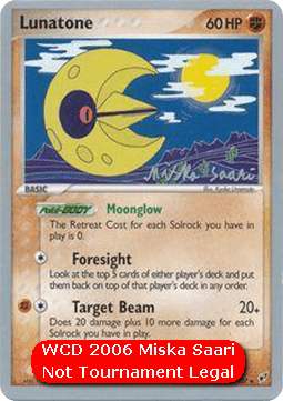 World Championship 2006 Lunatone (Non Holo)