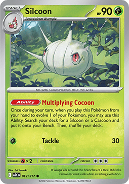 Ascended Heroes 012/217 Silcoon
