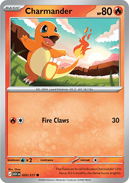 Ascended Heroes 020/217 Charmander