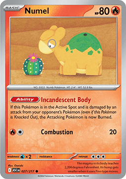 Ascended Heroes 027/217 Numel