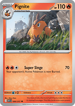 Ascended Heroes 030/217 Pignite