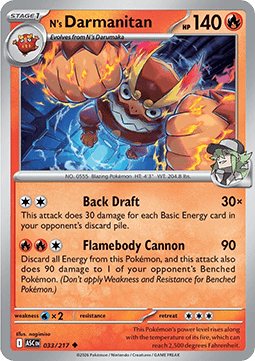 Ascended Heroes 033/217 N's Darmanitan