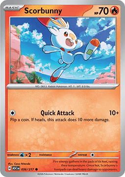 Ascended Heroes 036/217 Scorbunny