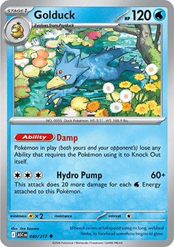 Ascended Heroes 040/217 Golduck