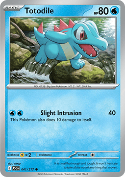 Ascended Heroes 041/217 Totodile