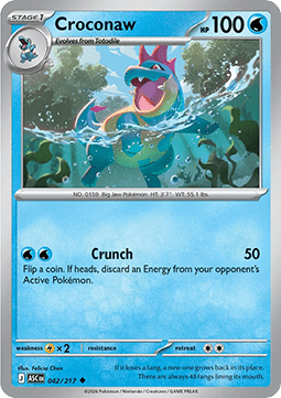 Ascended Heroes 042/217 Croconaw