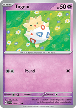 Ascended Heroes 080/217 Togepi