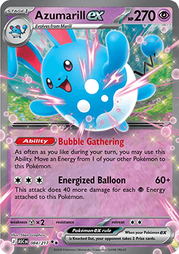 Ascended Heroes 084/217 Azumarill ex