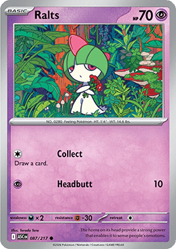 Ascended Heroes 087/217 Ralts