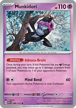 Ascended Heroes 099/217 Munkidori (Holo)