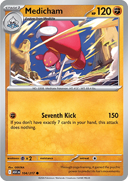 Ascended Heroes 104/217 Medicham