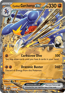 Ascended Heroes 111/217 Cynthia's Garchomp ex