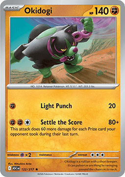 Ascended Heroes 122/217 Okidogi (Holo)