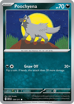 Ascended Heroes 128/217 Poochyena