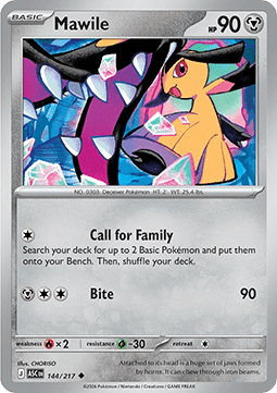 Ascended Heroes 144/217 Mawile