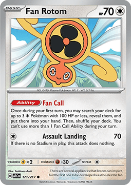 Ascended Heroes 171/217 Fan Rotom
