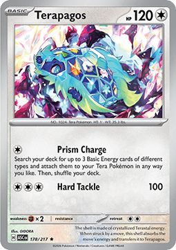 Ascended Heroes 178/217 Terapagos (Holo)