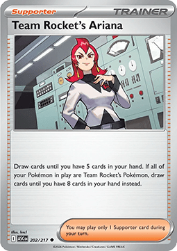 Ascended Heroes 202/217 Team Rocket's Ariana