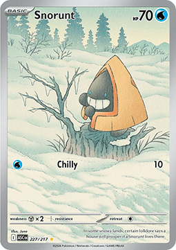 Ascended Heroes 227/217 Snorunt