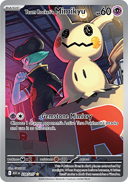 Ascended Heroes 238/217 Team Rocket's Mimikyu
