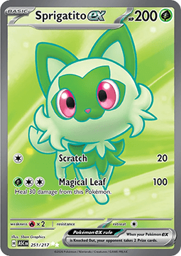 Ascended Heroes 251/217 Sprigatito ex