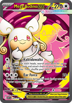 Ascended Heroes 253/217 Mega Mega Audino ex