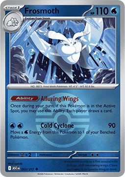 Ascended Heroes 053/217 Frosmoth (Reverse Holo Pokeball)