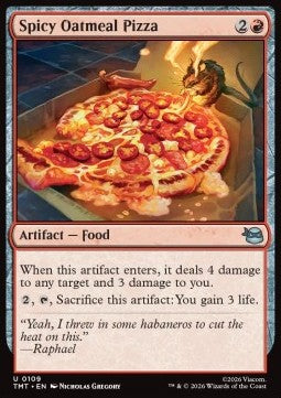 Teenage Mutant Ninja Turtles 0109 Spicy Oatmeal Pizza