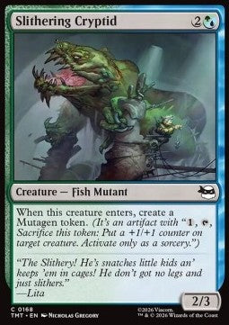 Teenage Mutant Ninja Turtles 0168 Slithering Cryptid (Foil)