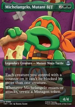 Teenage Mutant Ninja Turtles 0198 Michelangelo, Mutant BFF