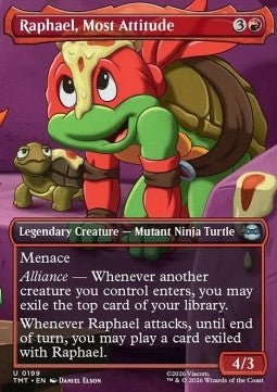 Teenage Mutant Ninja Turtles 0199 Raphael, Most Attitude (Foil)