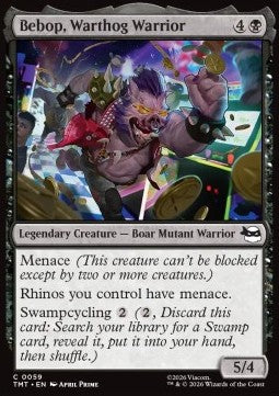 Teenage Mutant Ninja Turtles 0059 Bebop, Warthog Warrior (Foil)