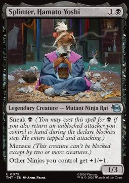 Teenage Mutant Ninja Turtles 0079 Splinter, Hamato Yoshi (Foil)