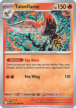 Perfect Order 014/088 Talonflame (Reverse Holo)