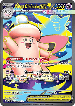 Perfect Order 103/088 Mega Clefable ex