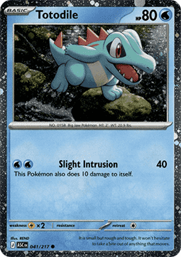 Ascended Heroes 041/217 Totodile (Cosmos Holo)